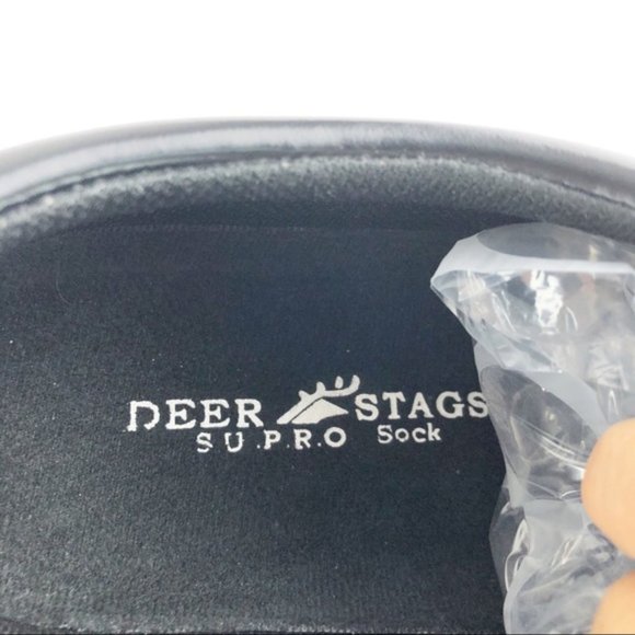 Deer Stags Men's Times Dress Shoe - Black - 7.5 - Medium - NIB - Picture 6 of 7